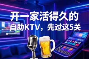 开一家活得久的自助KTV,先过这5关